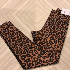 Beach Riot Piper Tan/Black Leopard Print Leggings
